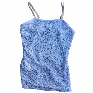 Weissman Ultra Sparkle Sequin Camisole ~White~ Dance Costume